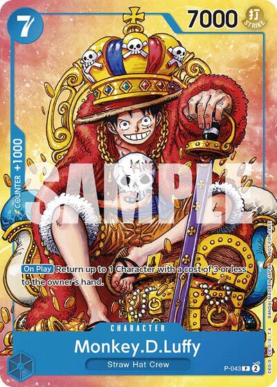 Monkey.D.Luffy (Convention Promo 2024) P-043 · Foil (One Piece Promotion Cards) — PSA 10