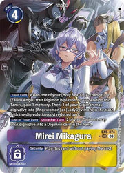 Mirei Mikagura (Alternate Art) EX6-074 SCR (Infernal Ascension)