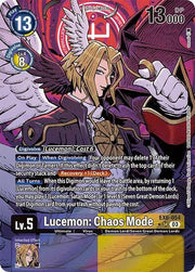 Lucemon: Chaos Mode (Alternate Art) EX6-054 SR (Infernal Ascension)