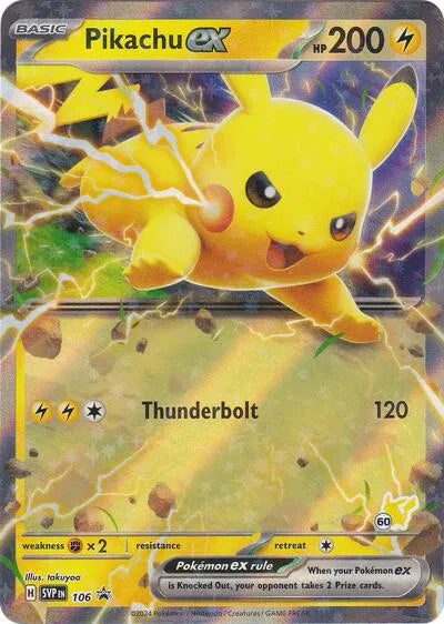Pikachu ex 106 · Holofoil (Battle Academy 2024)