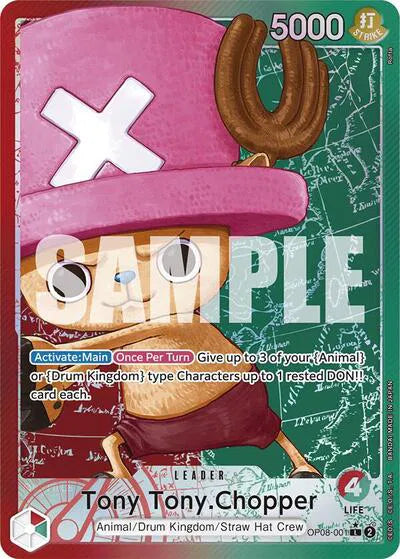One Piece TCG: Tony Tony.Chopper (001) (Parallel) OP08-001 (Two Legends) AGS 9.5+