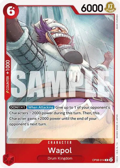 Wapol OP08-014 · Foil (Two Legends)