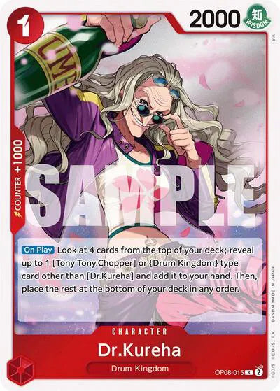 Dr.Kureha OP08-015 · Foil (Two Legends)