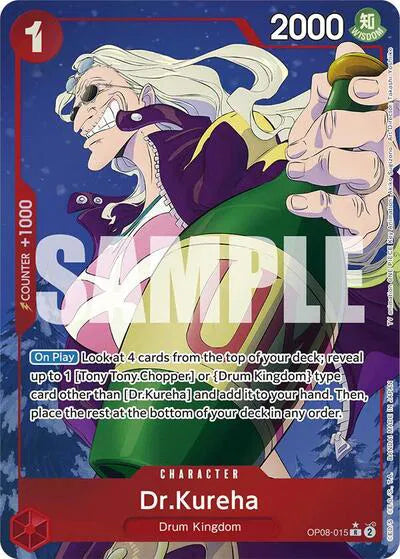 Dr.Kureha (Parallel) OP08-015 · Foil (Two Legends)