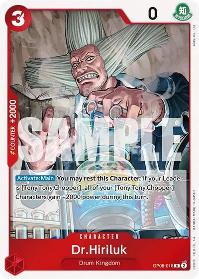 Dr.Hiriluk OP08-016 · Foil (Two Legends)