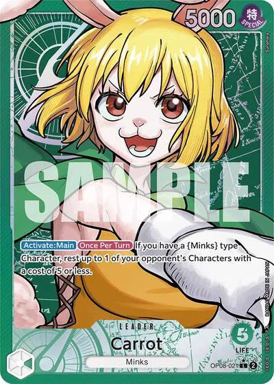 Carrot (021) (Parallel) OP08-021 · Foil (Two Legends)