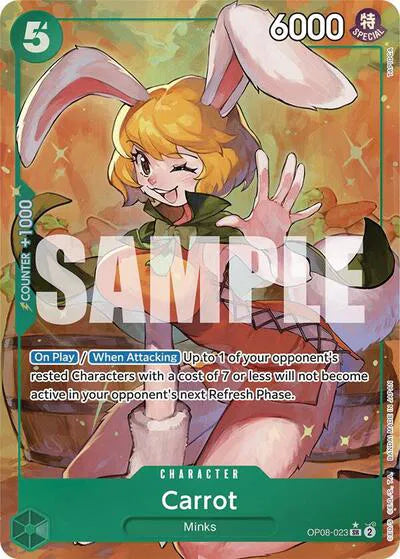 Carrot (023) (Parallel) OP08-023 · Foil (Two Legends)