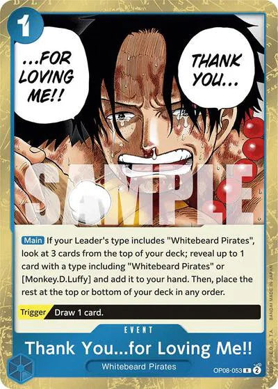Thank You...for Loving Me!! OP08-053 (Two Legends)