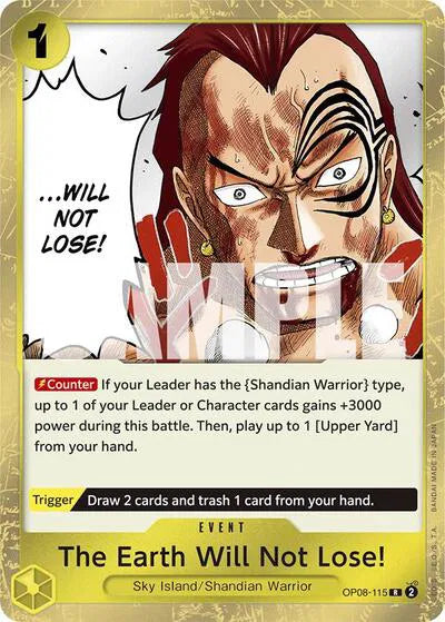 The Earth Will Not Lose! OP08-115 (Two Legends)