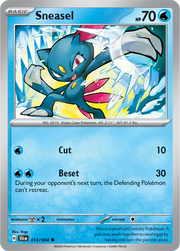 Sneasel 013/064 · Reverse Holofoil (Shrouded Fable)