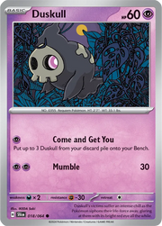 Duskull 018/064 · Normal (Shrouded Fable)
