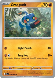 Croagunk 023/064 · Normal (Shrouded Fable)