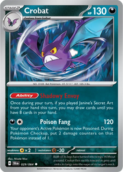 Crobat 029/064 · Reverse Holofoil (Shrouded Fable)