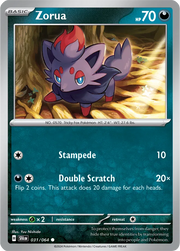 Zorua 031/064 · Reverse Holofoil (Shrouded Fable)