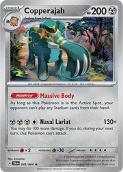 Copperajah 042/064 · Reverse Holofoil (Shrouded Fable)