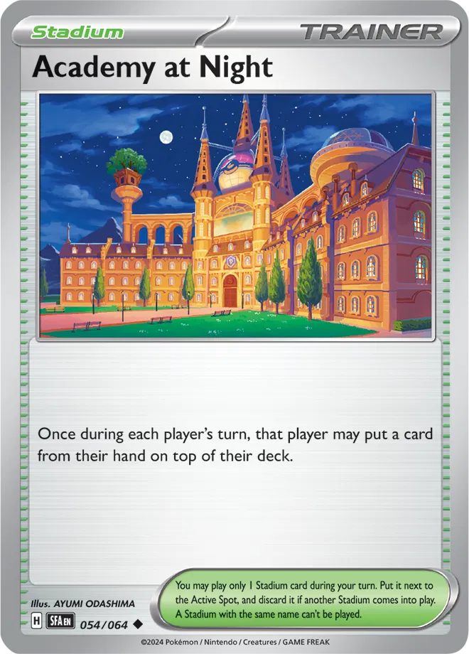 Academy at Night 054/064 · Reverse Holofoil (Shrouded Fable)