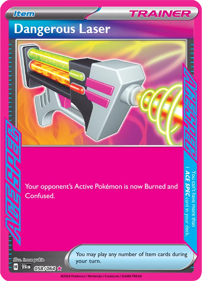 Dangerous Laser 058/064 · Holofoil (Shrouded Fable)