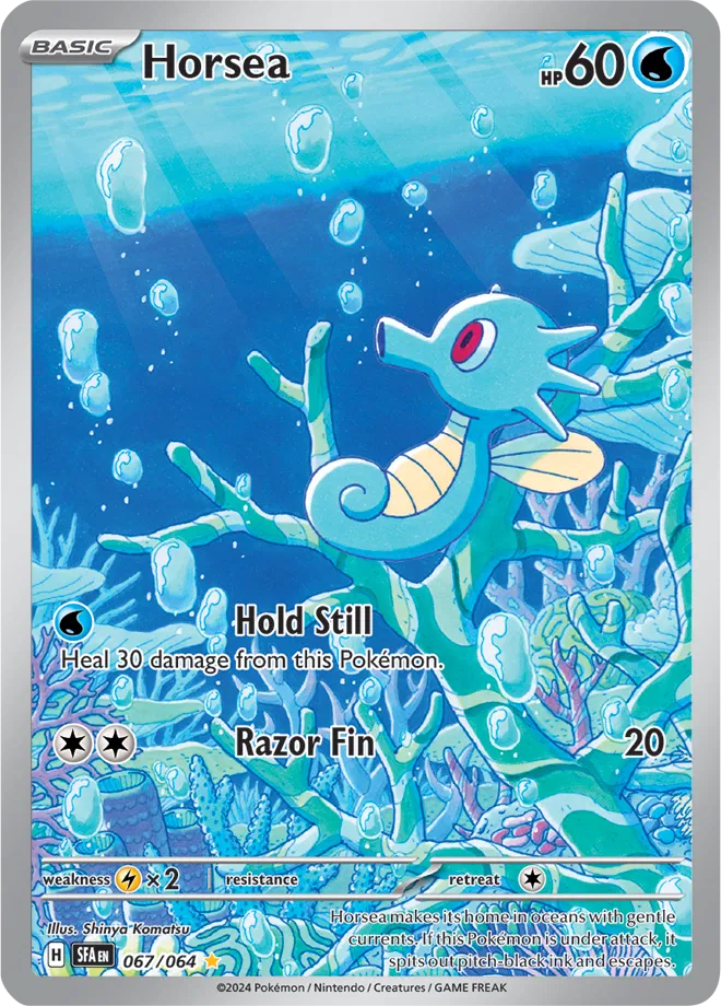 Horsea 67/64 - Shrouded Fable - Illustration Rare