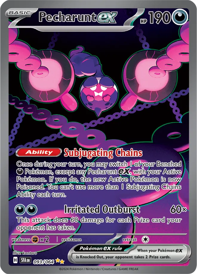 Pokemon Pecharunt ex Special Illustration Rare 093/064