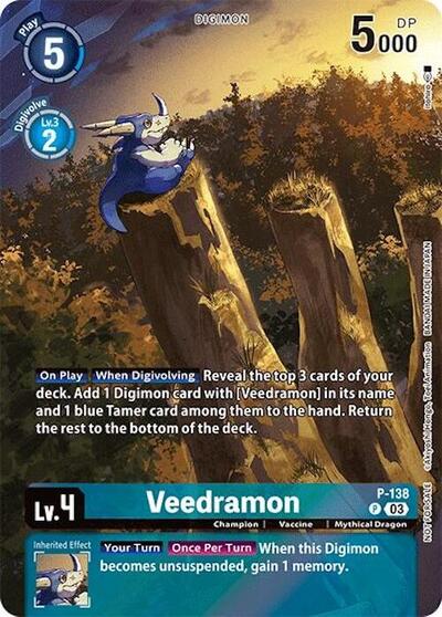 Veedramon (Update Pack 2024) P-138 P (Digimon Promotion Cards)