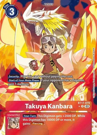 Takuya Kanbara (Alternate Art) BT17-079 R (Secret Crisis)
