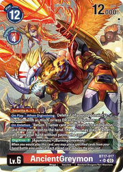 AncientGreymon (Alternate Art) BT17-017 SR (Secret Crisis)