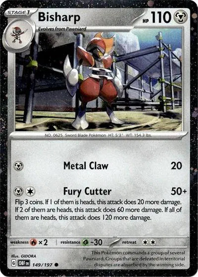Bisharp (Cosmos Holo) 149/197 · Holofoil (Miscellaneous Cards & Products)