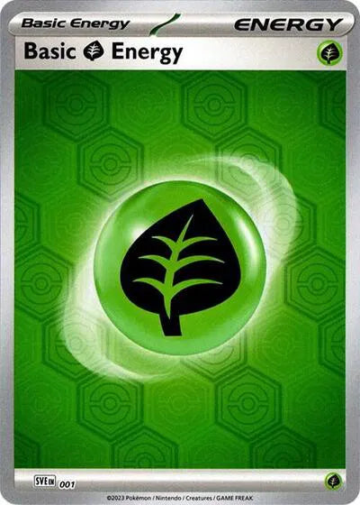 Basic Grass Energy 1 · Reverse Holofoil (Shrouded Fable)