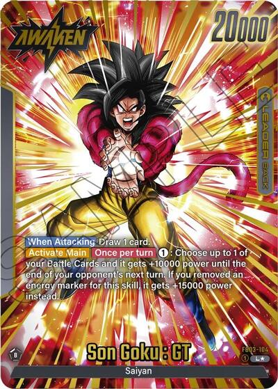 Dragonball Fusion World - Son Goku : GT - (Leader)