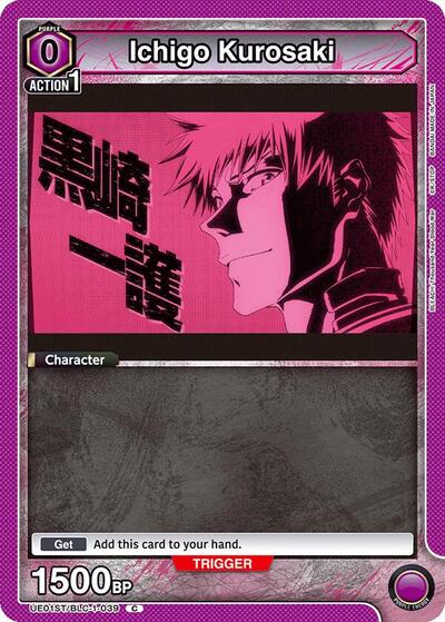 Ichigo Kurosaki (039) UE01ST/BLC-1-039 (BLEACH: Thousand-Year Blood War Starter Deck)