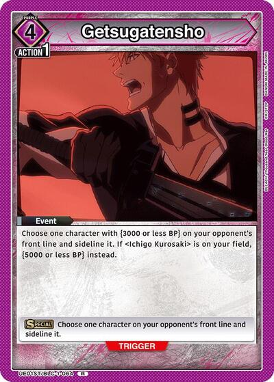 Getsugatensho UE01ST/BLC-1-064 (BLEACH: Thousand-Year Blood War Starter Deck)