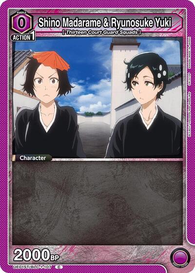 Shino Madarame & Ryunosuke Yuki UE01ST/BLC-1-107 (BLEACH: Thousand-Year Blood War Starter Deck)
