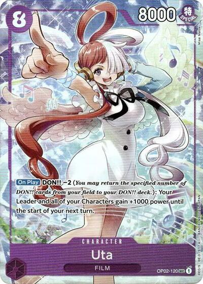 Uta - OP02-120 (Premium Card Collection -Uta-) · Collection Box (One Piece Promotion Cards)