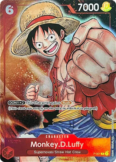 CGC 10 - One Piece - Monkey D Luffy - P-001 - Bandai Games Fest 23-24
