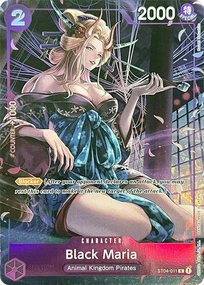 Black Maria (Premium Card Collection -BANDAI CARD GAMES Fest. 23-24 Edition-) ST04-011 · Collection Box (One Piece Promotion Cards)