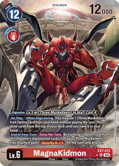 MagnaKidmon (Alternate Art) EX7-013 SR (Digimon LIBERATOR)