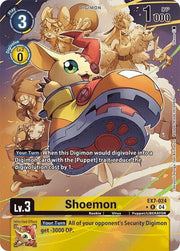 Shoemon (Alternate Art) EX7-024 R (Digimon LIBERATOR)