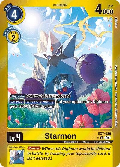 Starmon (Foil) EX7-026 C (Digimon LIBERATOR)
