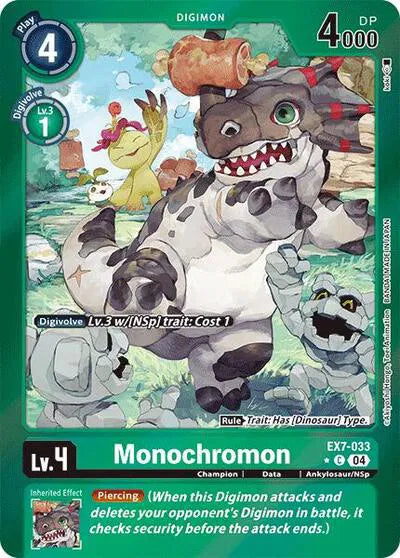 Monochromon (Foil) EX7-033 C (Digimon LIBERATOR)