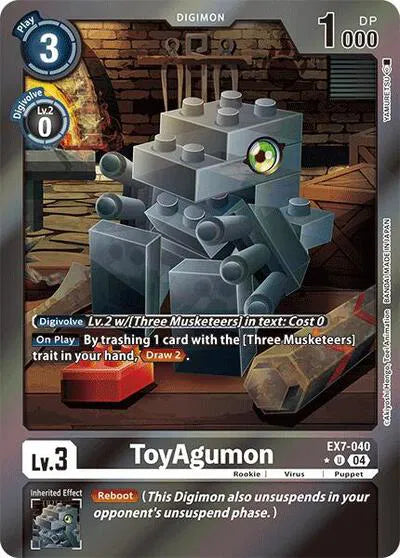 ToyAgumon - EX7-040 (Foil) (Digimon LIBERATOR)