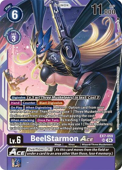 BeelStarmon ACE EX7-059 SR (Digimon LIBERATOR)