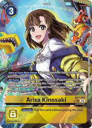Arisa Kinosaki (Alternate Art) EX7-063 R (Digimon LIBERATOR)