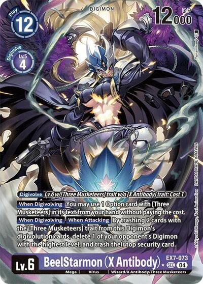 BeelStarmon (X Antibody) (Alternate Art) EX7-073 SCR (Digimon LIBERATOR)