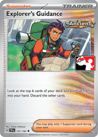 Explorer's Guidance 147/162 · Holofoil (Prize Pack Series One)