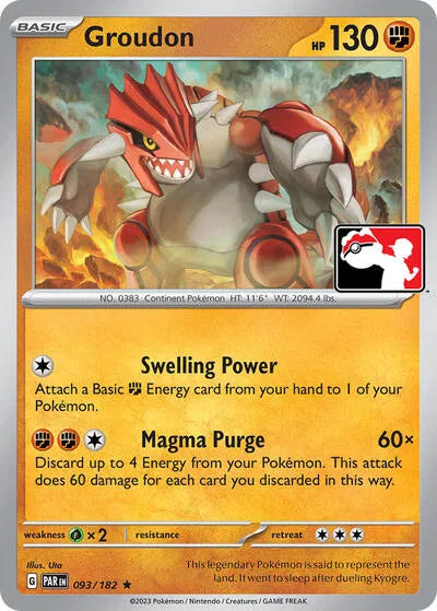 Groudon 093/182 (Prize Pack Series One)