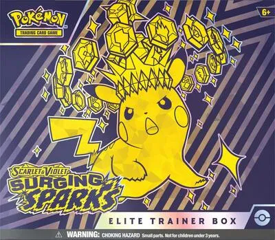 Surging Sparks Elite Trainer Box · Elite Trainer Box (ETB)