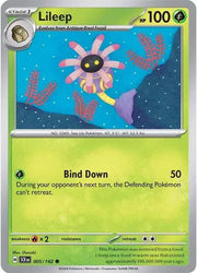 Lileep 005/142 · Reverse Holofoil (Stellar Crown)