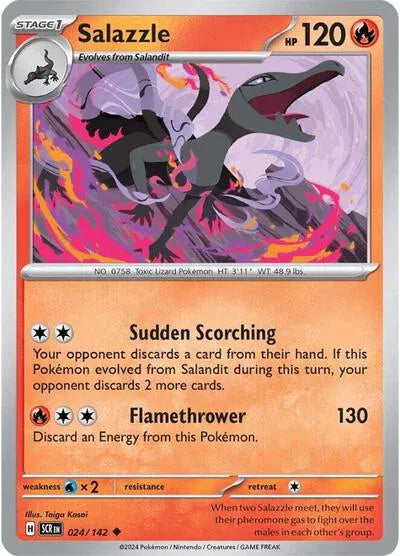 Salazzle 024/142 · Normal (Stellar Crown)