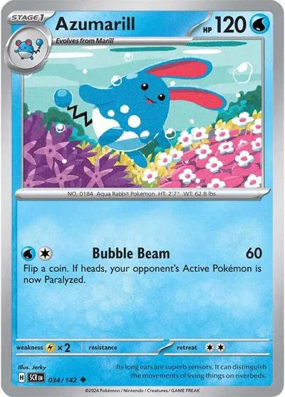 Azumarill 034/142 · Normal (Stellar Crown)
