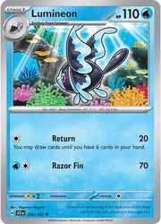 Lumineon 036/142 · Reverse Holofoil (Stellar Crown)